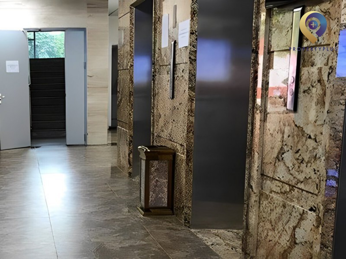 Reception lobby area of MD-Complex with elegant interior design.